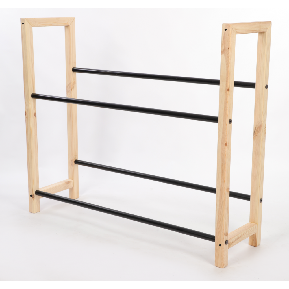 Regał na skrzynki na napoje piwo stojak na transportery METALOWE DRĄŻKI EKO