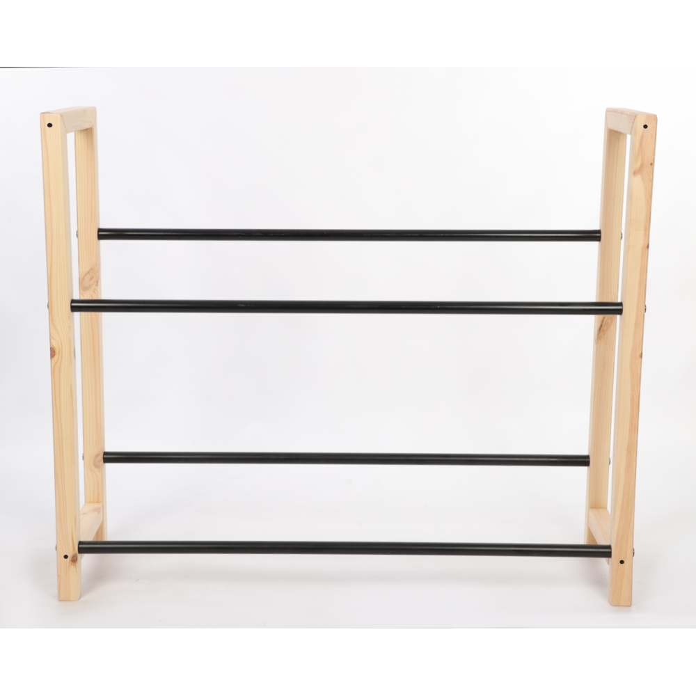 Regał na skrzynki na napoje piwo stojak na transportery METALOWE DRĄŻKI EKO