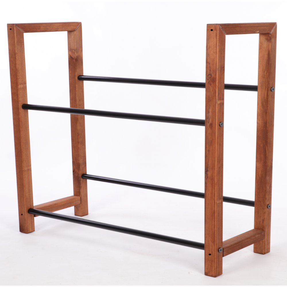 Regał na skrzynki na napoje piwo stojak na transportery METALOWE DRĄŻKI EKO