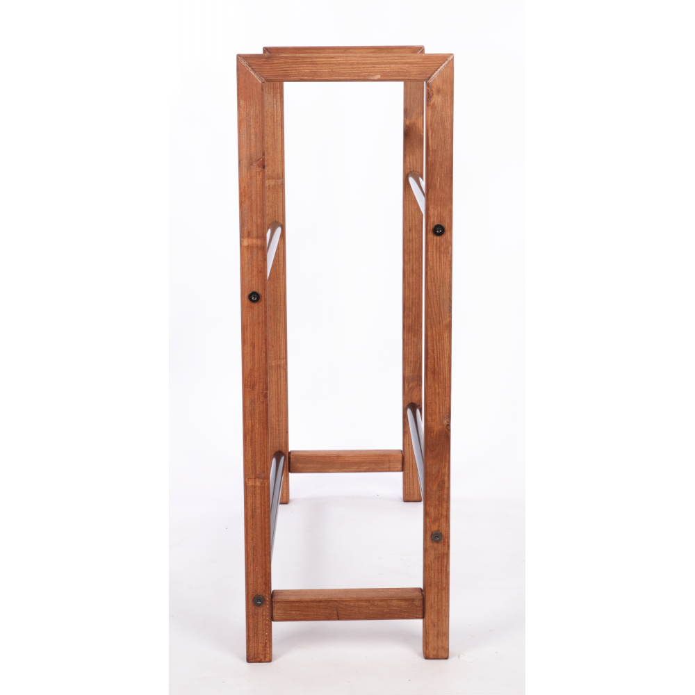 Regał na skrzynki na napoje piwo stojak na transportery METALOWE DRĄŻKI EKO