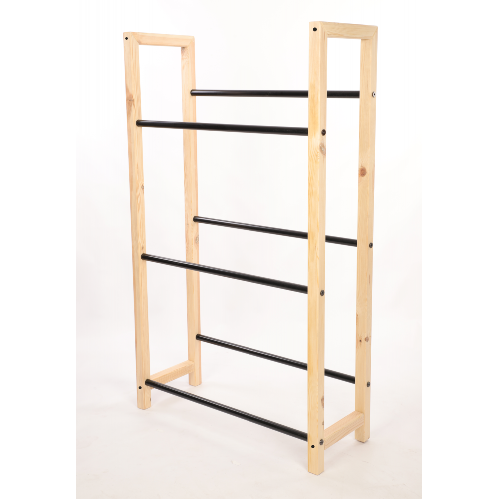 Regał na skrzynki na napoje piwo stojak na transportery METALOWE DRĄŻKI EKO