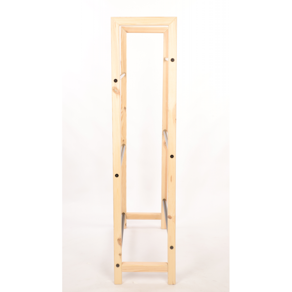 Regał na skrzynki na napoje piwo stojak na transportery METALOWE DRĄŻKI EKO