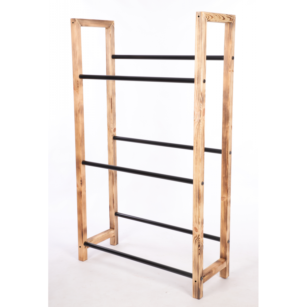 Regał na skrzynki na napoje piwo stojak na transportery METALOWE DRĄŻKI EKO