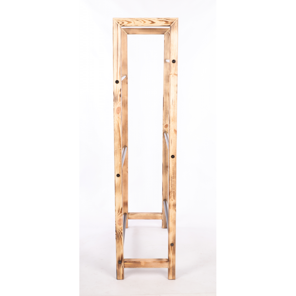 Regał na skrzynki na napoje piwo stojak na transportery METALOWE DRĄŻKI EKO