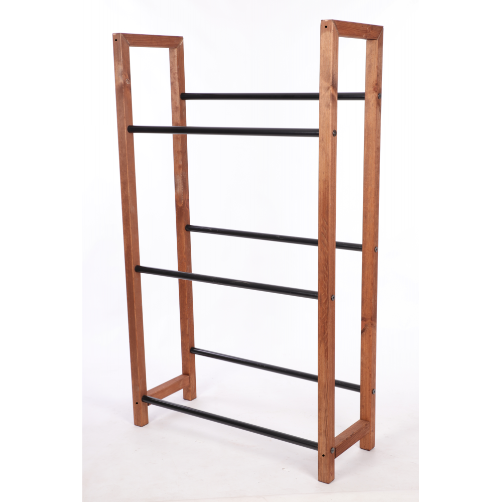 Regał na skrzynki na napoje piwo stojak na transportery METALOWE DRĄŻKI EKO