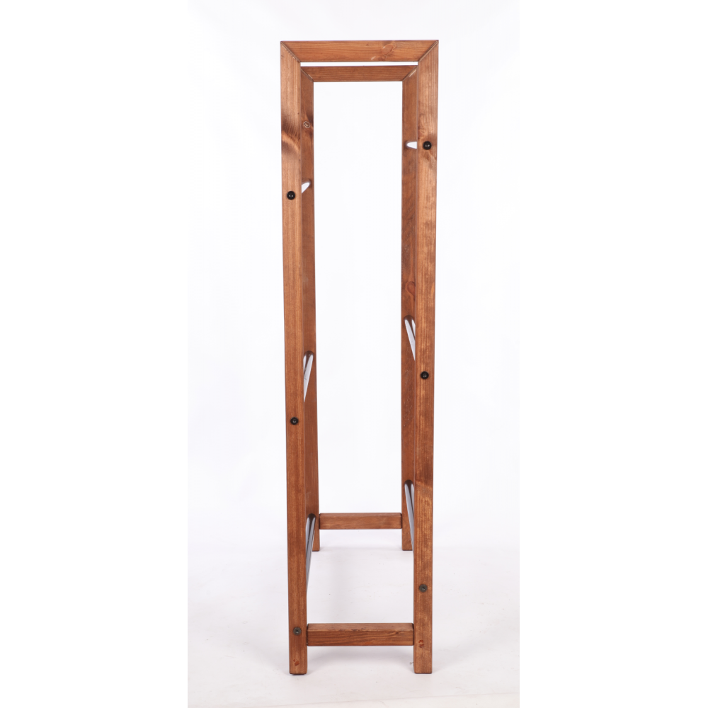 Regał na skrzynki na napoje piwo stojak na transportery METALOWE DRĄŻKI EKO