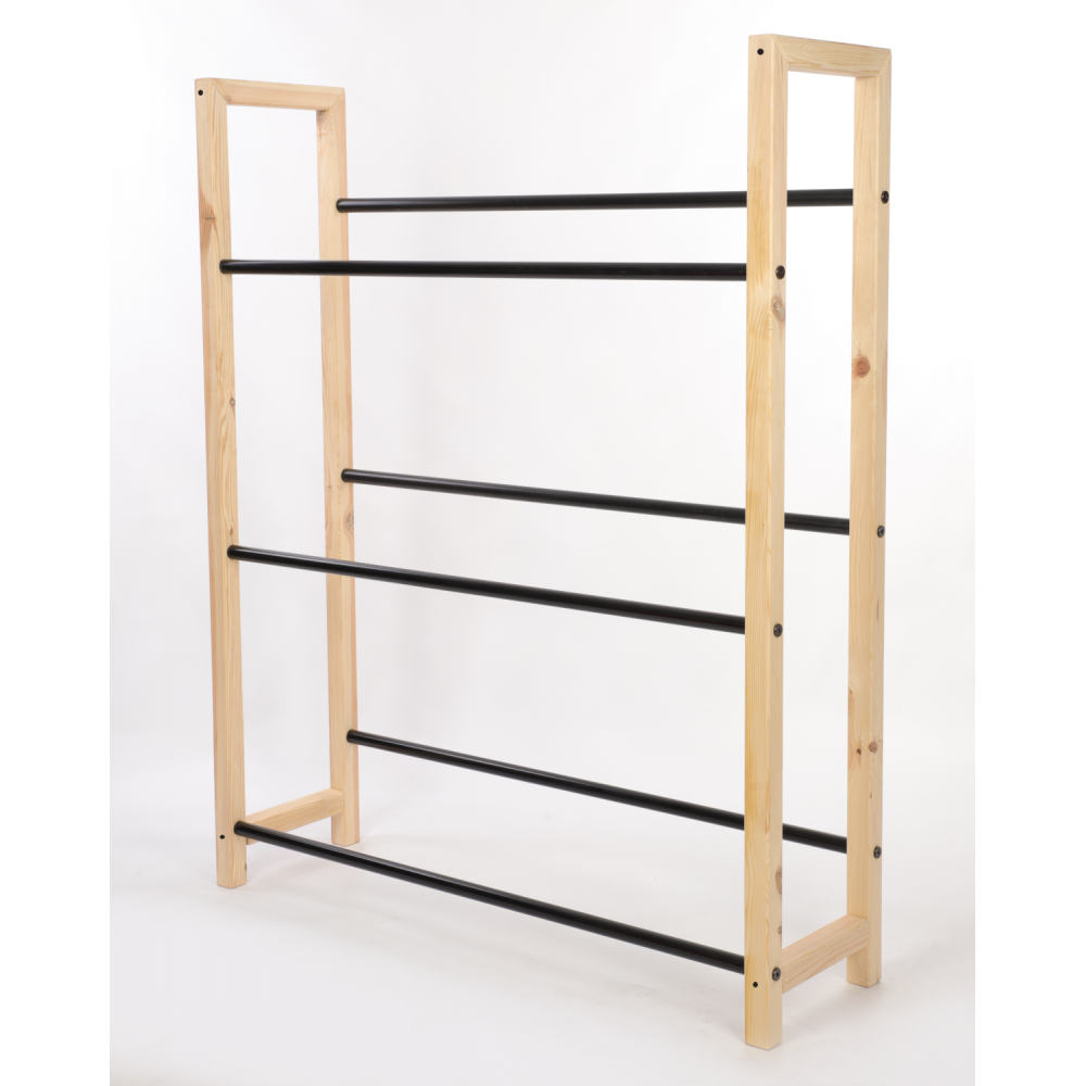 Regał na skrzynki na napoje piwo stojak na transportery METALOWE DRĄŻKI EKO