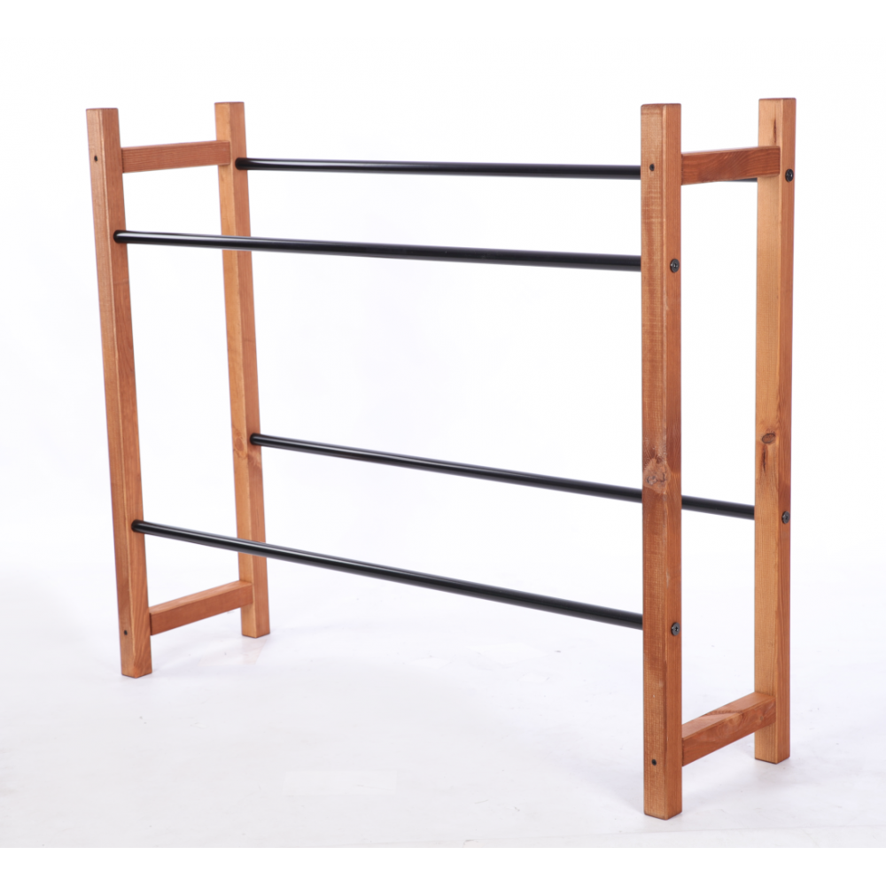 Regał na skrzynki na napoje piwo stojak na transportery METALOWE DRĄŻKI EKO