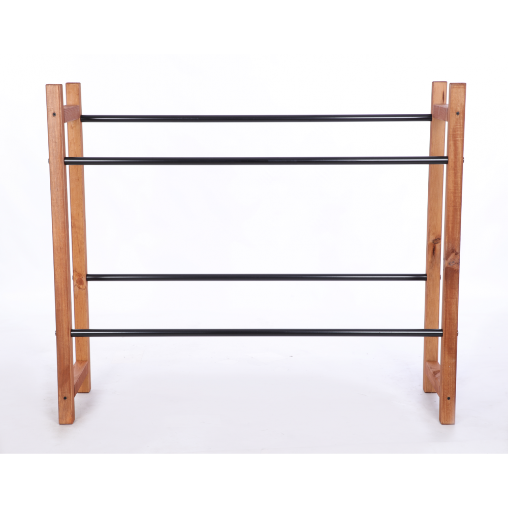 Regał na skrzynki na napoje piwo stojak na transportery METALOWE DRĄŻKI EKO