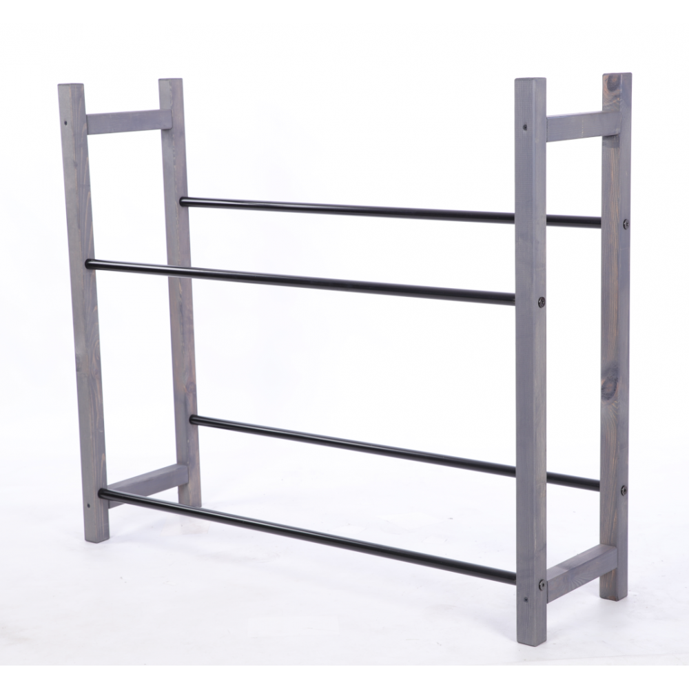 Stojak na skrzynki na napoje piwo regał na transportery METALOWE DRĄŻKI EKO