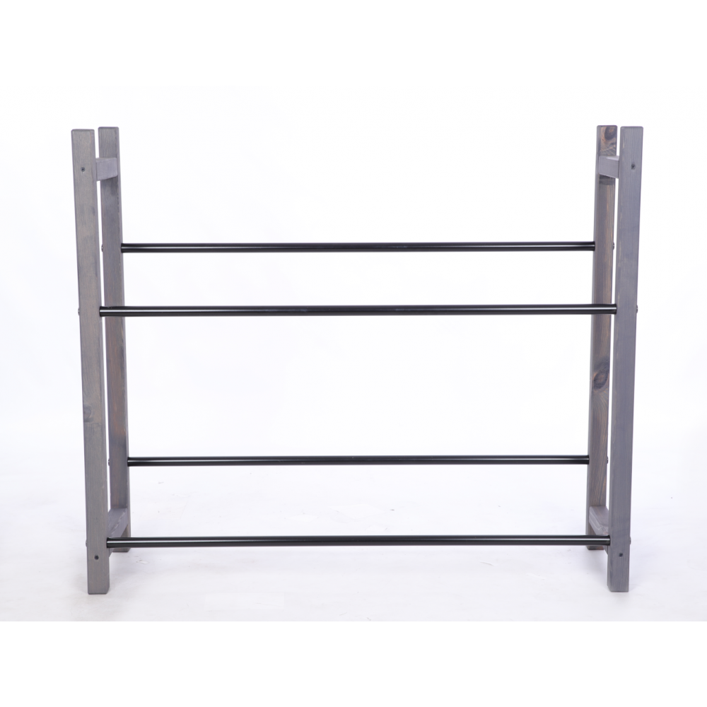 Stojak na skrzynki na napoje piwo regał na transportery METALOWE DRĄŻKI EKO