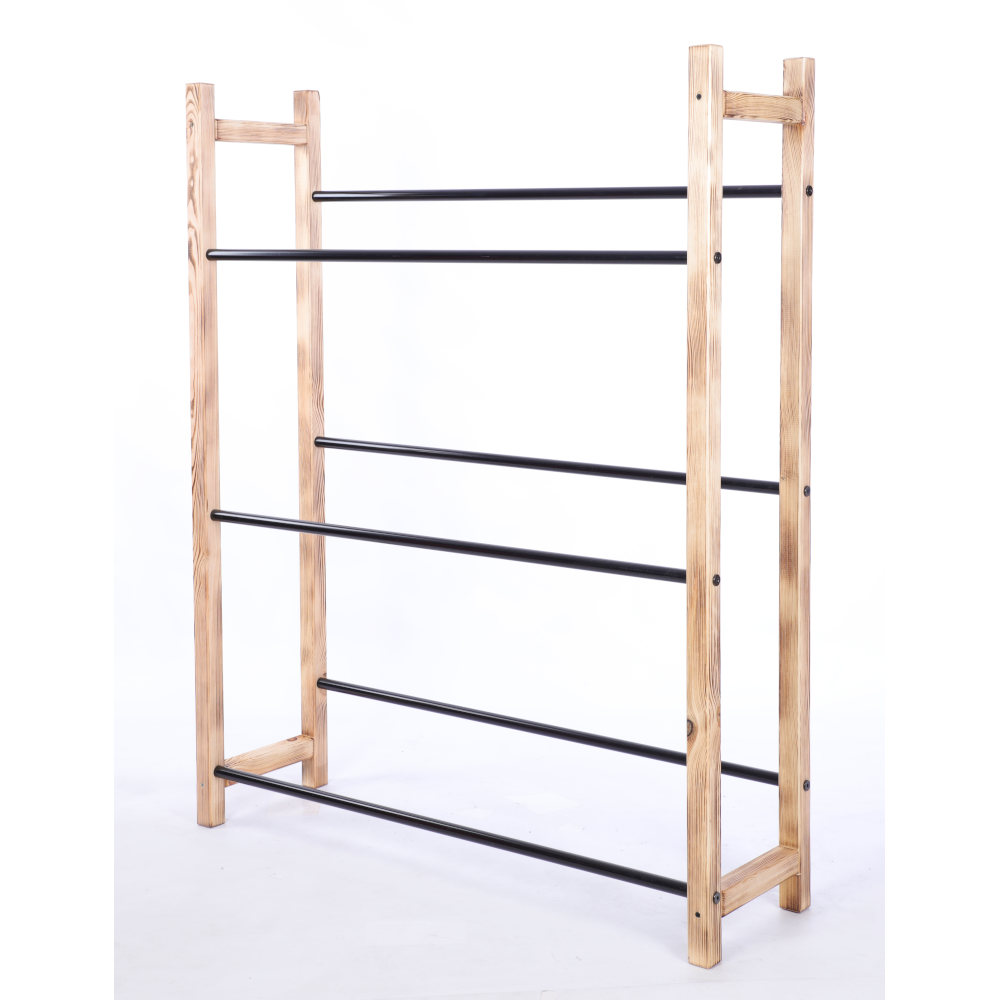 DUŻY STOJAK na skrzynki na napoje piwo regał na 6 skrzynek METALOWE DRĄŻKI