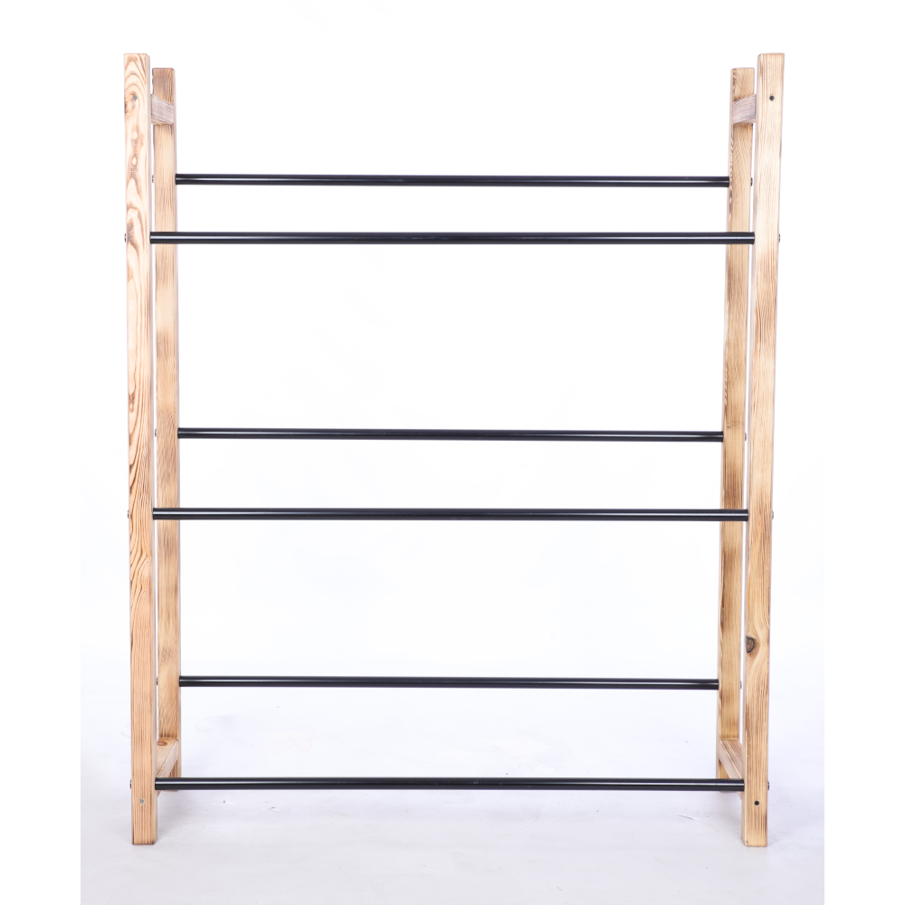 DUŻY STOJAK na skrzynki na napoje piwo regał na 6 skrzynek METALOWE DRĄŻKI