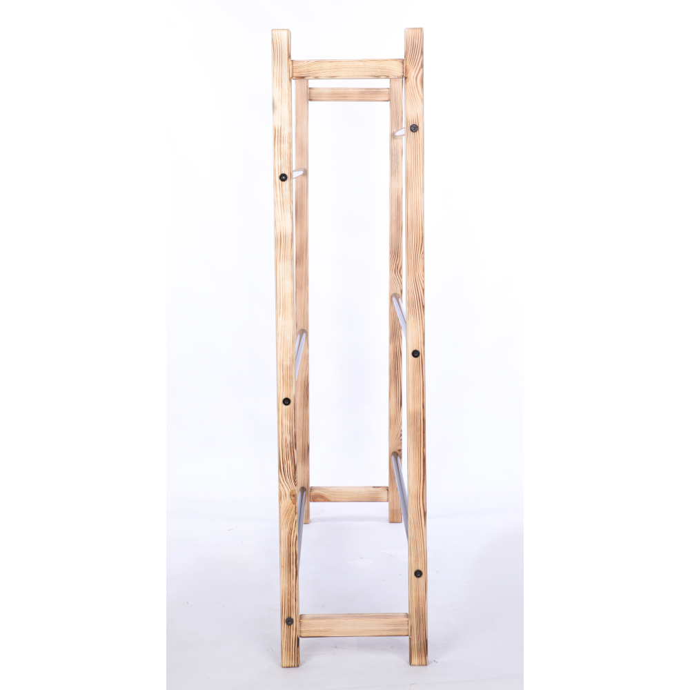 DUŻY STOJAK na skrzynki na napoje piwo regał na 6 skrzynek METALOWE DRĄŻKI