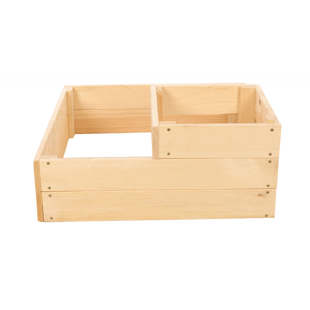 Narożna skrzynia na warzywa warzywniak inspekt donica 27x60x60 GRATISY ECO