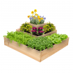 Grządka podwyższona narożna inspekt drewniana donica 36x90x90 GRATISY EKO