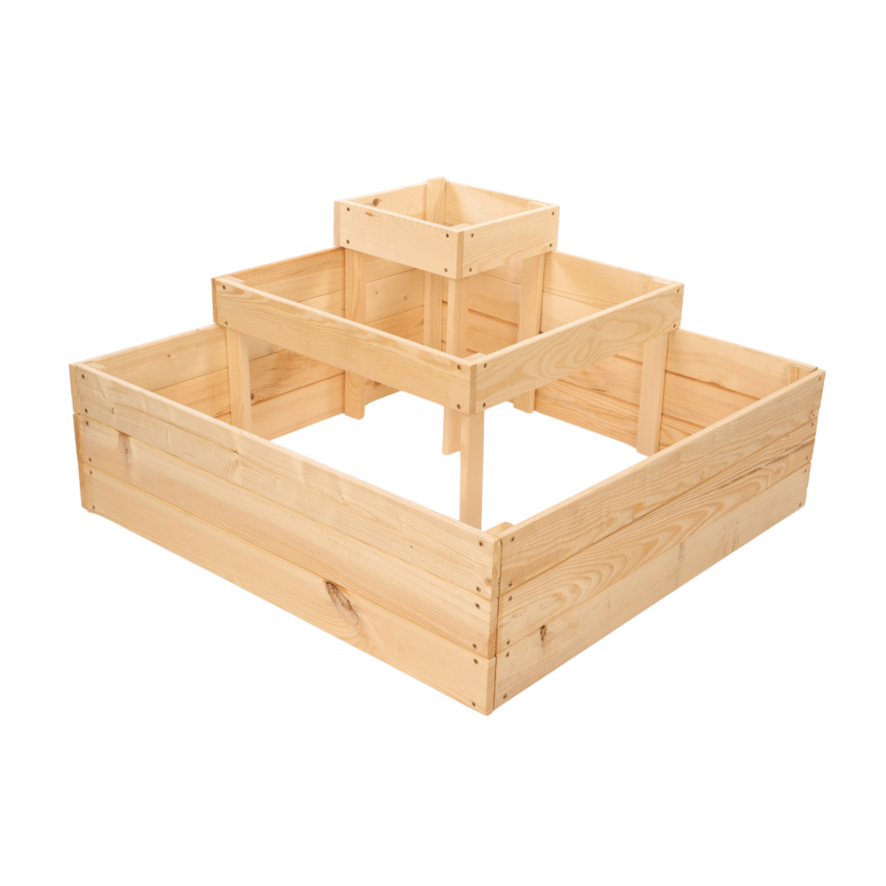 Skrzynia drewniana narożna na warzywniak donica inspekt 45x90x90 GRATISY