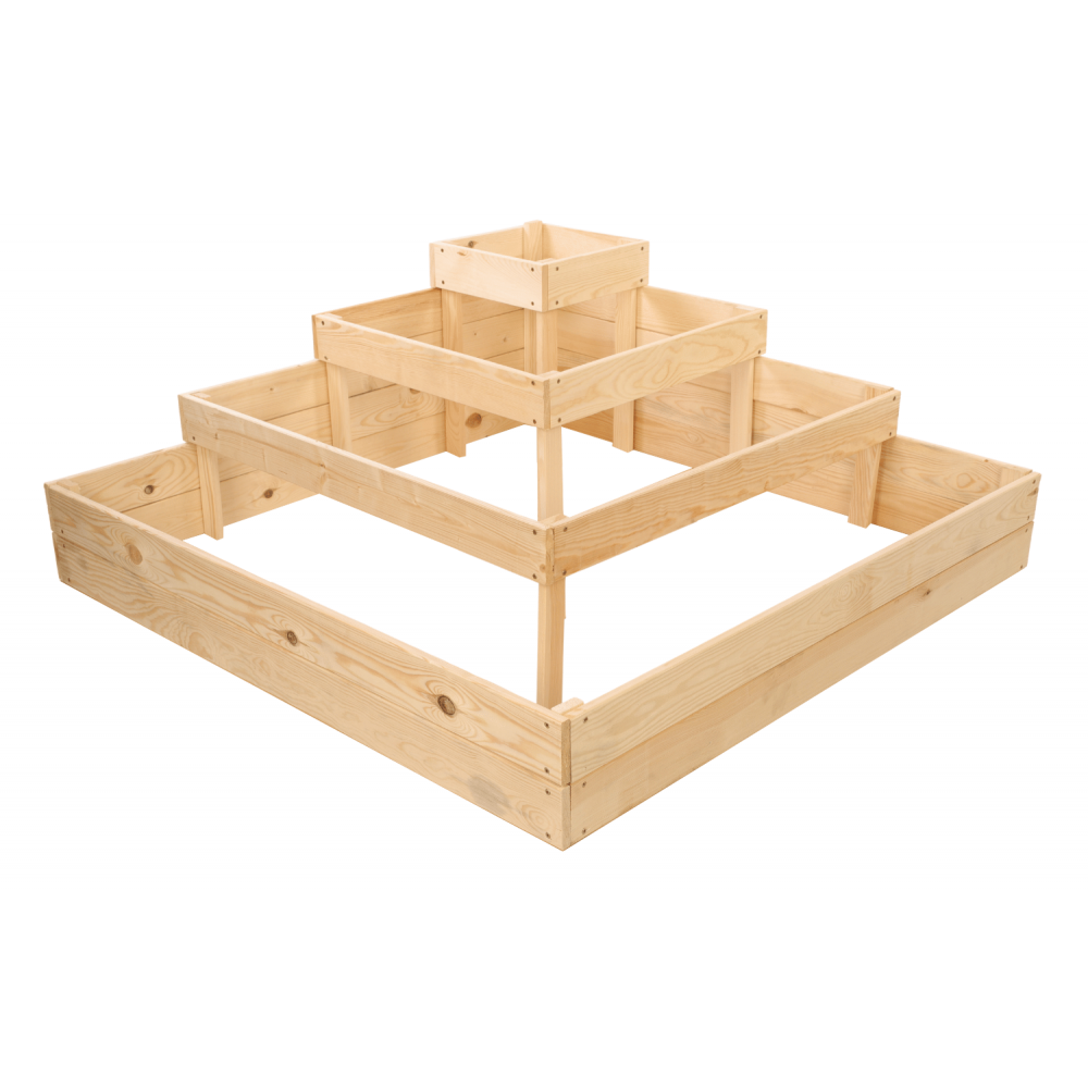 Narożne skrzynie na warzywa warzywniak donica inspekt  45x120x120 GRATISY