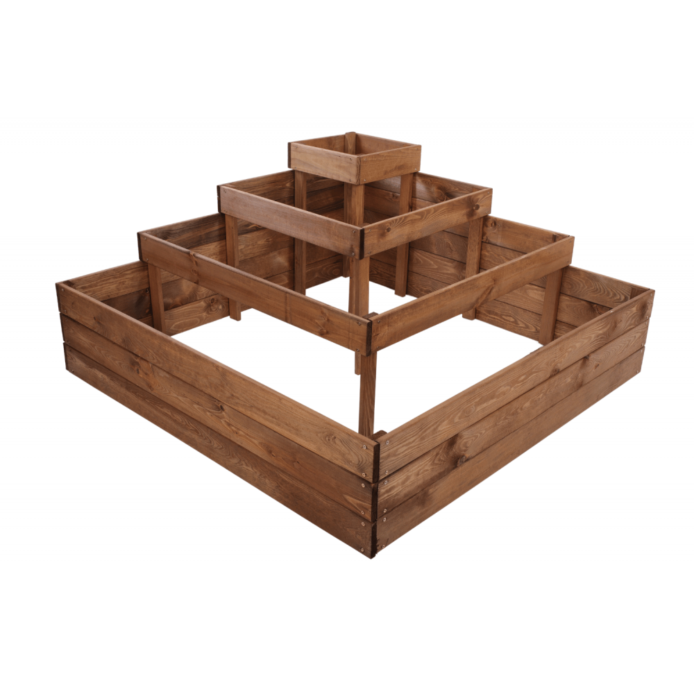 Skrzynia drewniana narożna inspekt warzywnik 54x120x120 GRATISY WYSOKA ECO