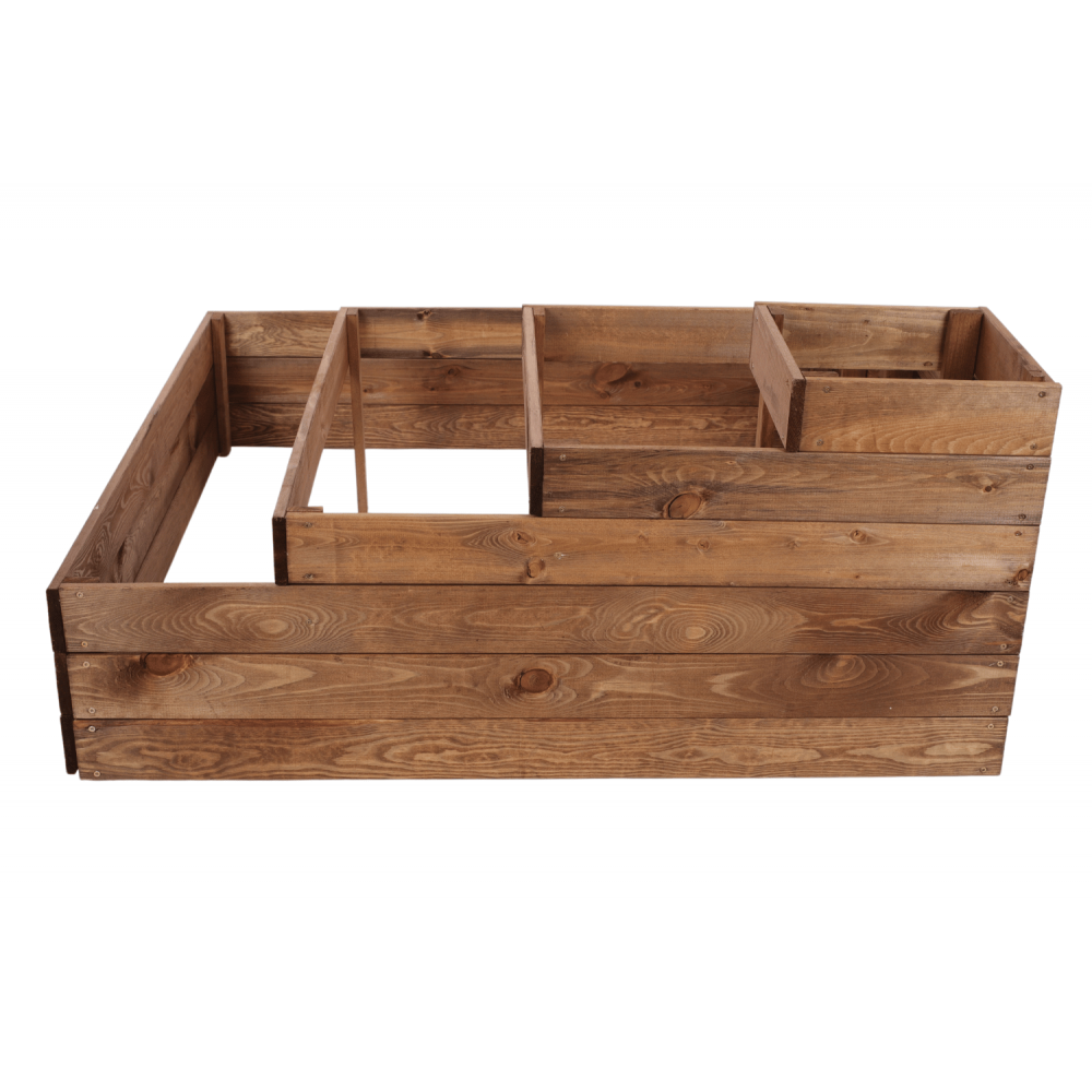 Skrzynia drewniana narożna inspekt warzywnik 54x120x120 GRATISY WYSOKA ECO