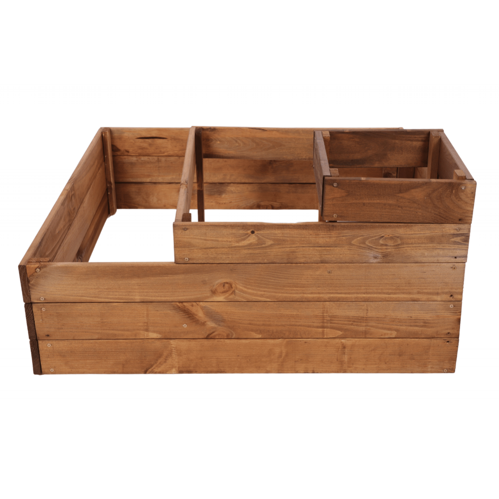 Zielnik ziołownik narożna skrzynia drewniana na warzywa 45x90x90 GRATISY