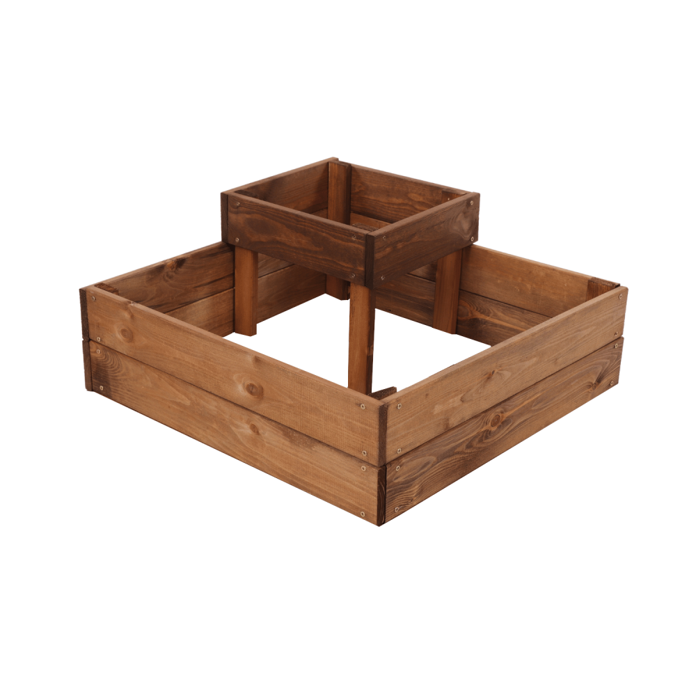 Inspekt narożny zielnik skrzynia kaskadowa drewniana 27x60x60 GRATISY ECO