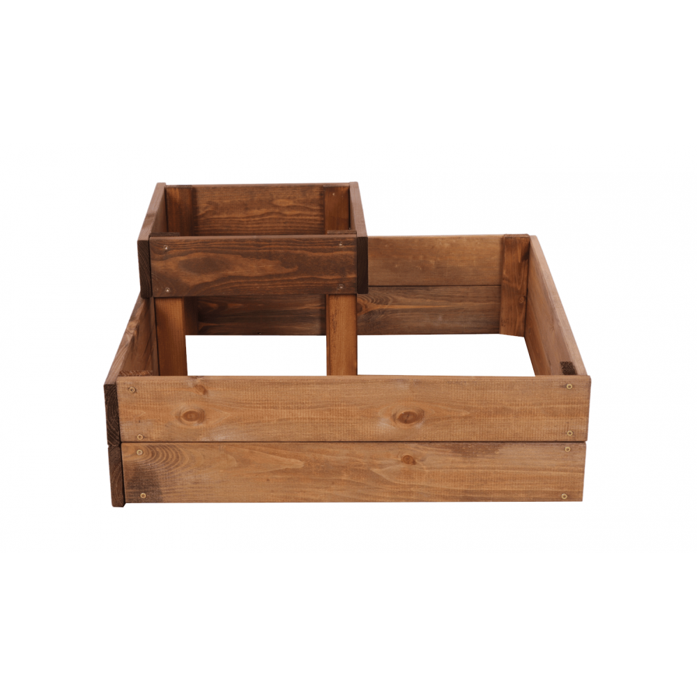 Inspekt narożny zielnik skrzynia kaskadowa drewniana 27x60x60 GRATISY ECO