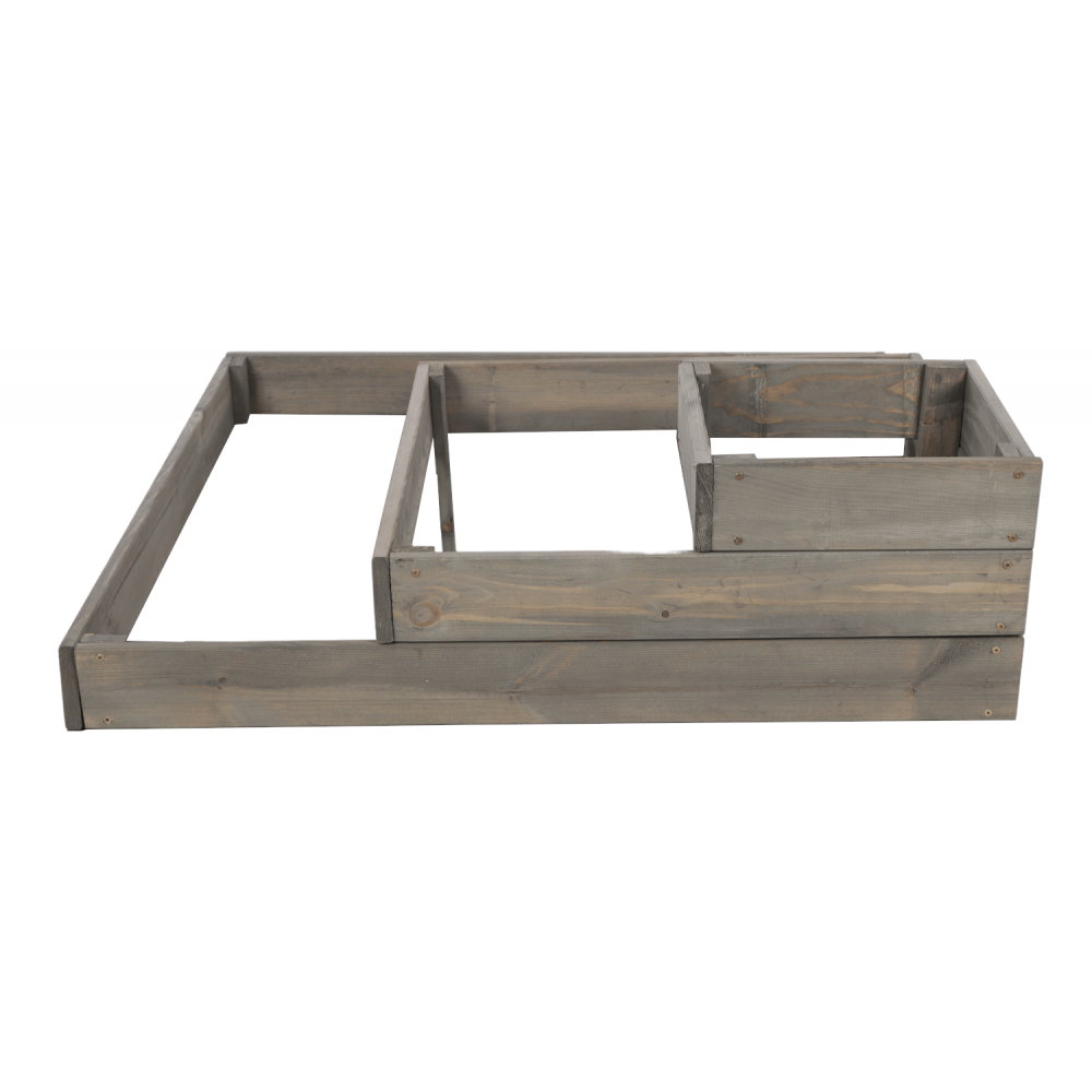 Drewniany zielnik piętrowy na warzywa skrzynia donica  27x90x90 GRATISY ECO