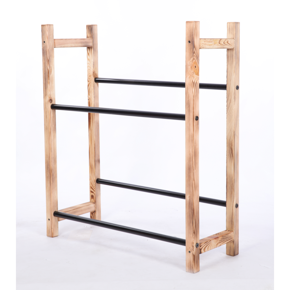 Stojak na skrzynki na napoje piwo regał na transportery METALOWE 2 DRĄŻKI