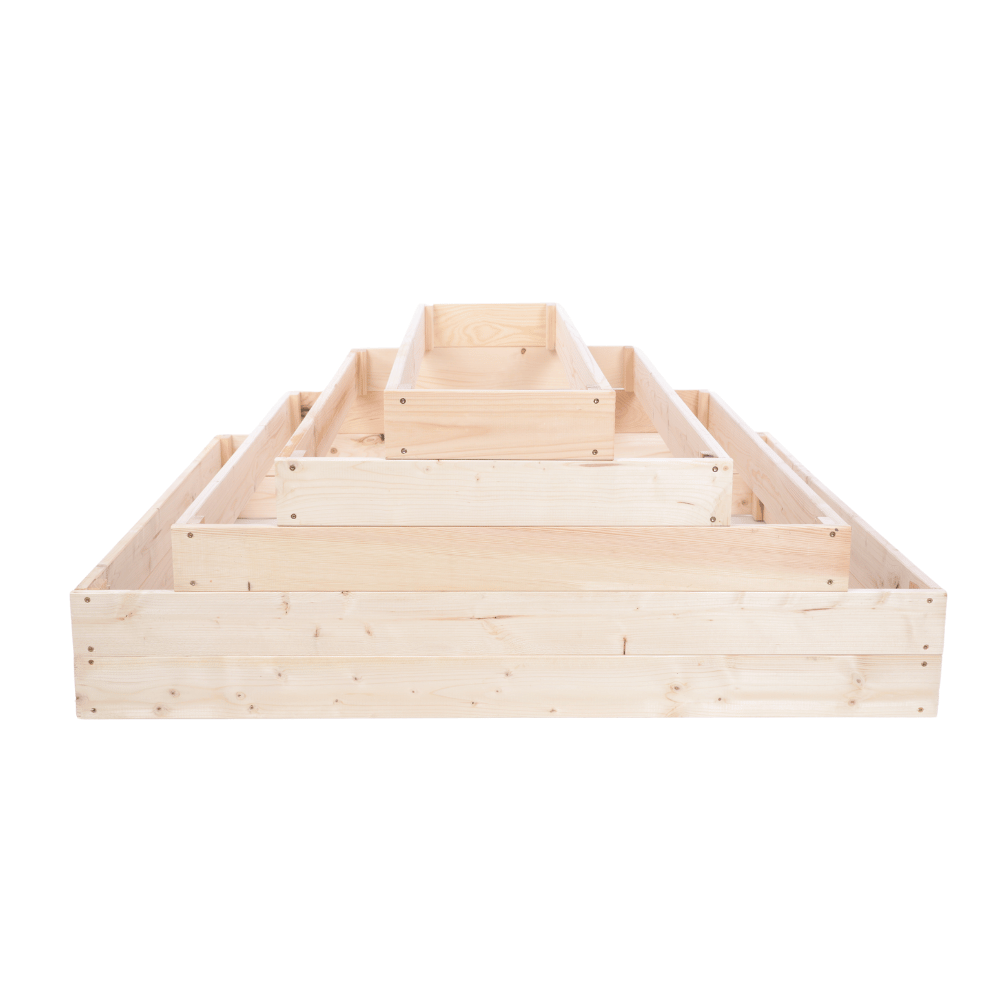 Skrzynia na warzywa kaskadowa skrzynie na warzywniak regulacja 45x117x120