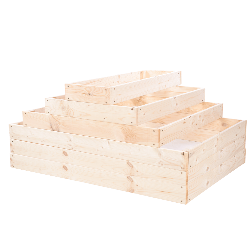 Grządka na warzywa regulowana skrzynie na warzywniak inspekt 54x117x80