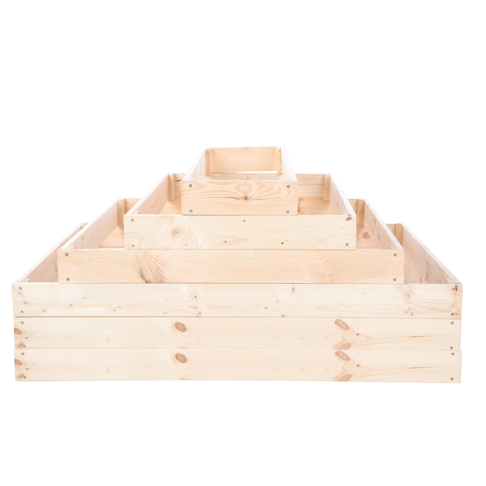 Grządka na warzywa regulowana skrzynie na warzywniak inspekt 54x117x80