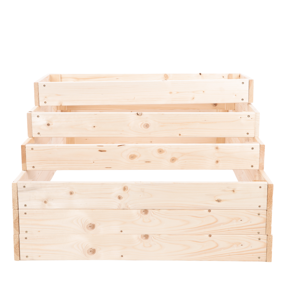 Grządka na warzywa regulowana skrzynie na warzywniak inspekt 54x117x80