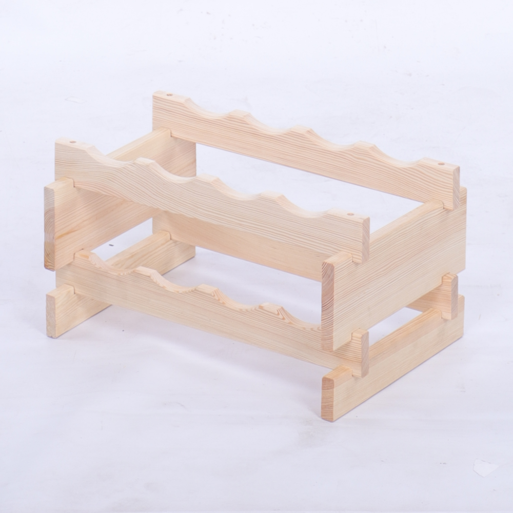 Stojak na wino regał modułowy na butelki 2x4 but WĄSKI ECO BEZ NARZĘDZI