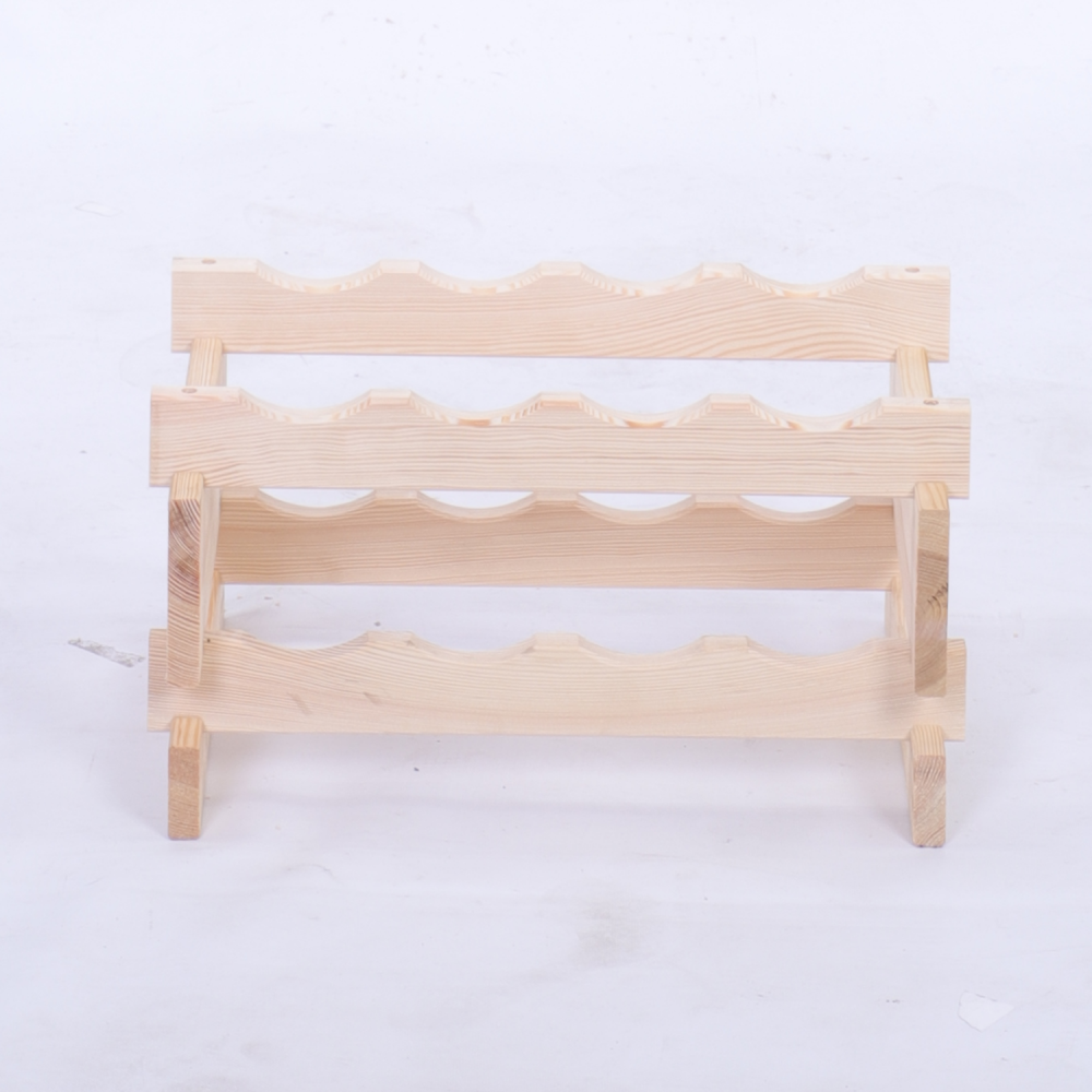 Stojak na wino regał modułowy na butelki 2x4 but WĄSKI ECO BEZ NARZĘDZI