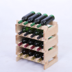 Stojak na wino regał modułowy na butelki 4x4 but WĄSKI ECO BEZ NARZĘDZI