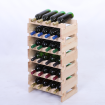 Stojak na wino regał modułowy na butelki 6x4 but BUDUJ JAK KLOCKI EKO