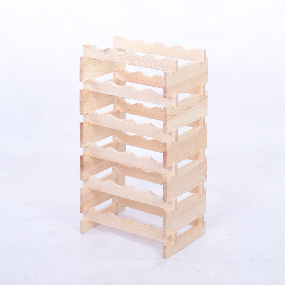 Stojak na wino regał modułowy na butelki 6x4 but BUDUJ JAK KLOCKI EKO