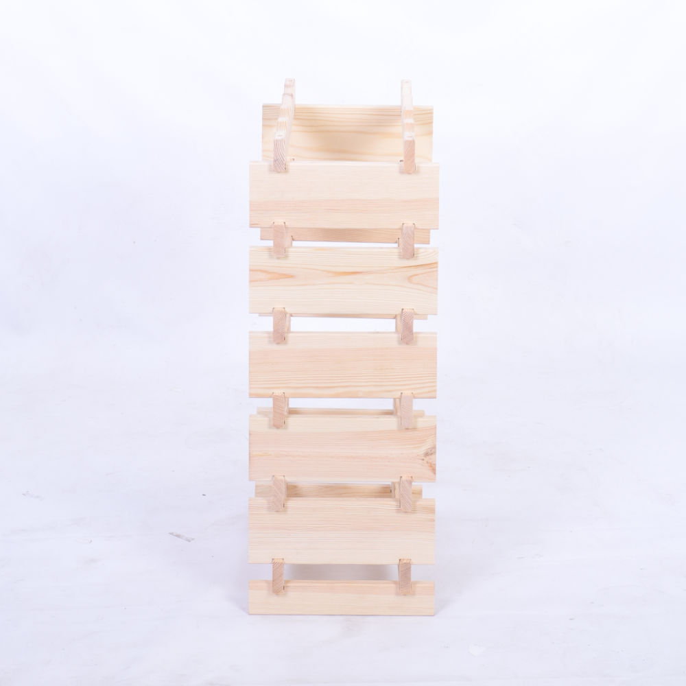 Stojak na wino regał modułowy na butelki 6x4 but BUDUJ JAK KLOCKI EKO