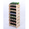 Stojak na wino regał modułowy na butelki 8x4 but WĄSKI ECO BEZ NARZĘDZI