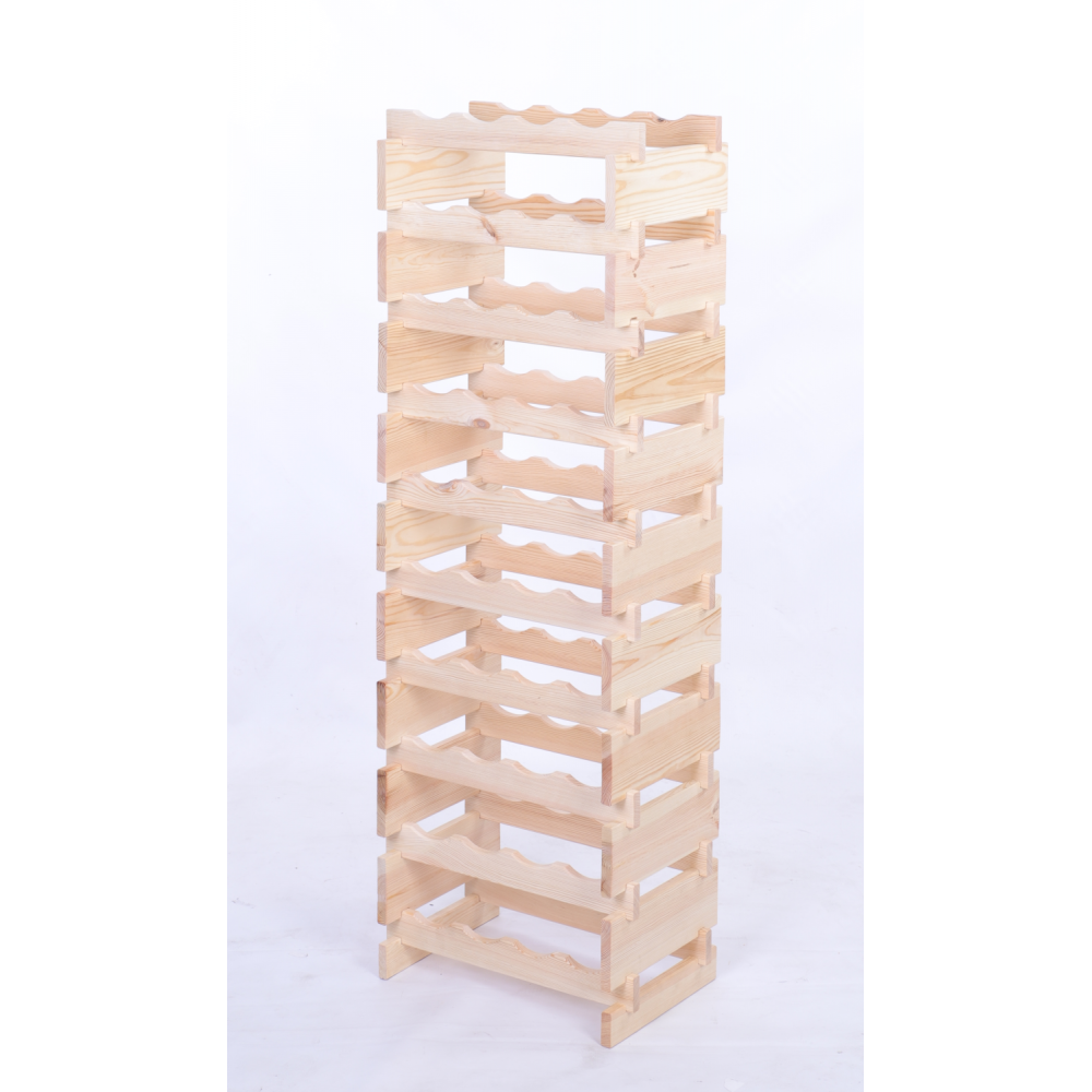 Stojak na wino regał modułowy na butelki 10x4 but DUŻY MONTAŻ BEZ NARZĘDZI