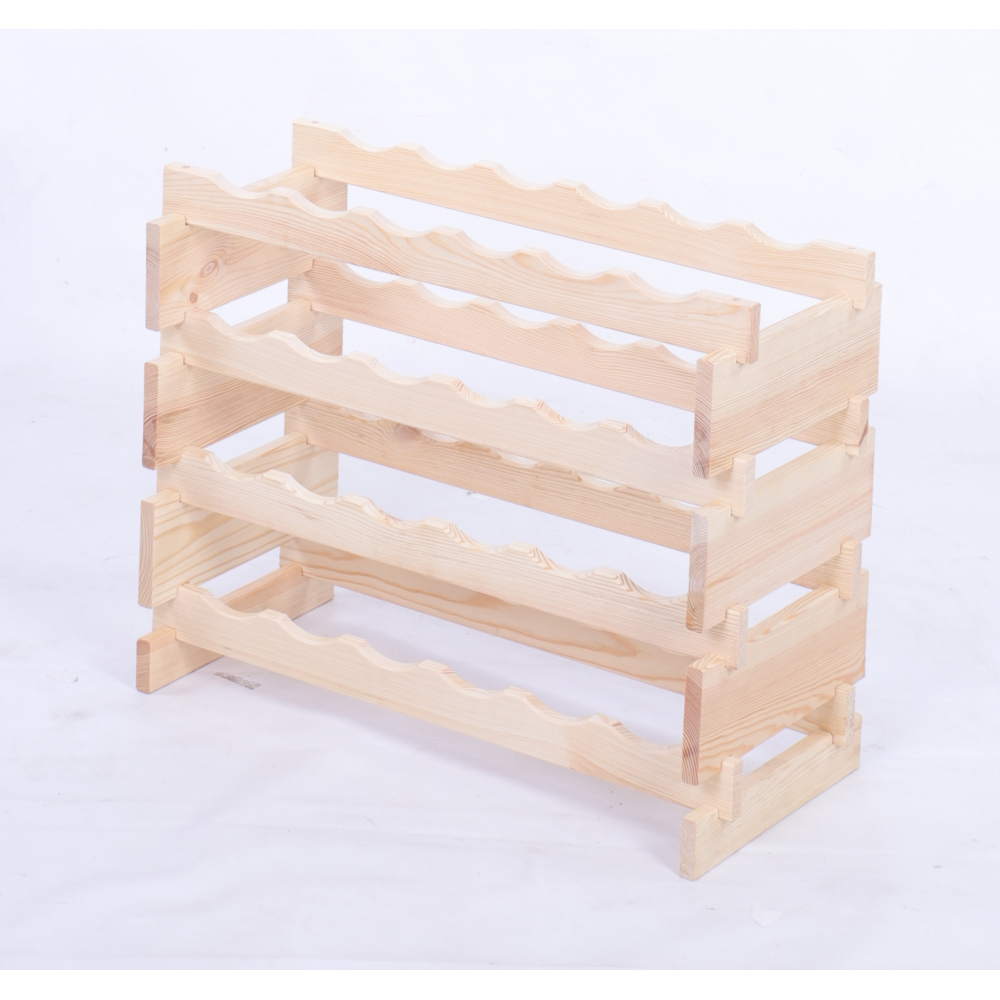 Stojak na butelki regał modułowy na wino 4x6 but POLSKI EKO BEZ NARZĘDZI