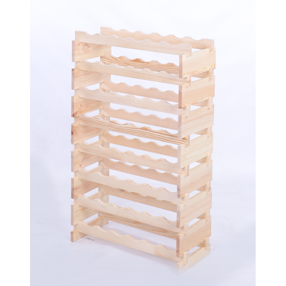 Stojak na butelki regał modułowy na wino 8x6 but POLSKI EKO BEZ NARZĘDZI