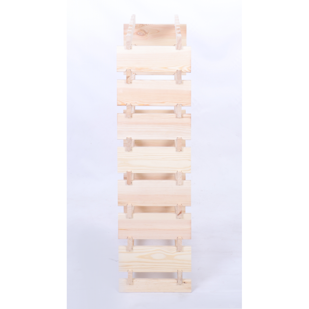 Stojak na butelki regał modułowy na wino 8x6 but POLSKI EKO BEZ NARZĘDZI