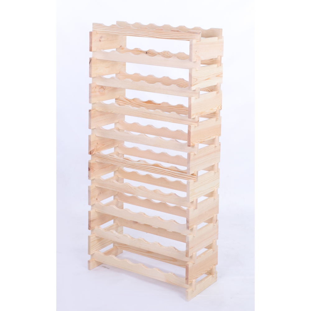 Stojak na butelki regał modułowy na wino 10x6 but DUŻY MONTAŻ BEZ NARZĘDZI