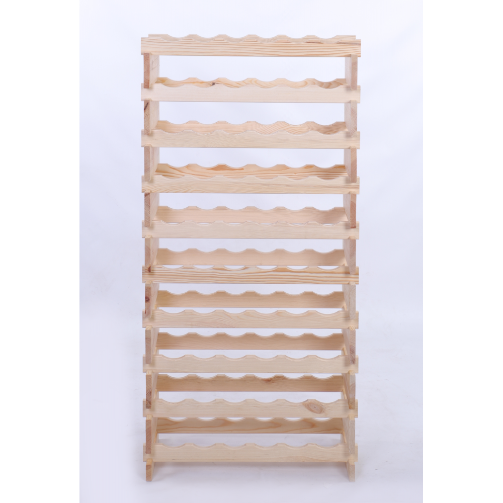 Stojak na butelki regał modułowy na wino 10x6 but DUŻY MONTAŻ BEZ NARZĘDZI