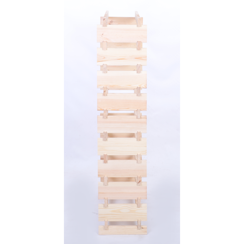 Stojak na butelki regał modułowy na wino 10x6 but DUŻY MONTAŻ BEZ NARZĘDZI