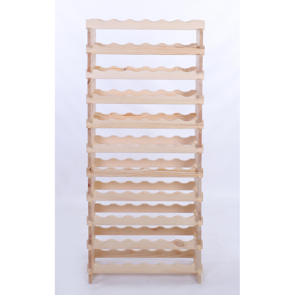 Stojak na butelki regał modułowy na wino 11x6 but DUŻY MONTAŻ BEZ NARZĘDZI