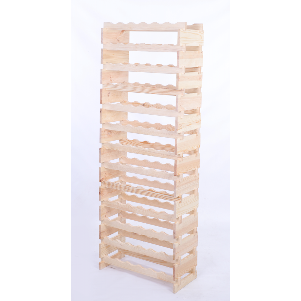 Stojak na butelki regał modułowy na wino 13x6 but POLSKI EKO BEZ NARZĘDZI