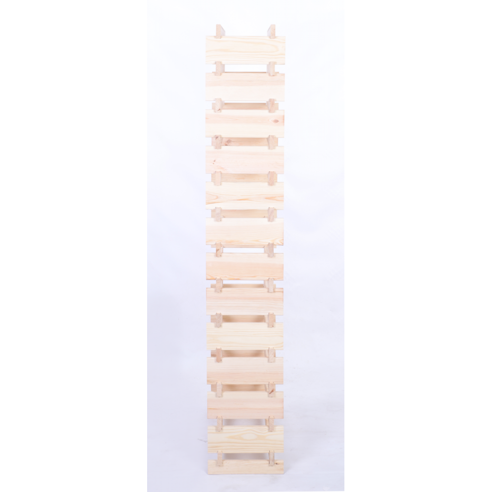 Stojak na butelki regał modułowy na wino 13x6 but POLSKI EKO BEZ NARZĘDZI